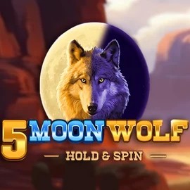 5 Moon Wolf slot visual from Apparat Gaming available on aallyspin.com