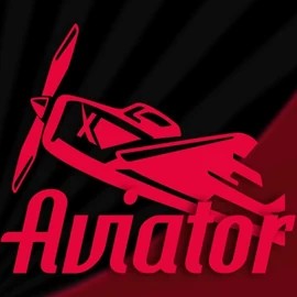 Aviator online game logo by Spribe on aallyspin.com