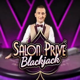 Official Live Casino logo: Blackjack Salon Privé by Ezugi at AllySpin Casino