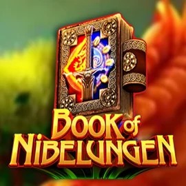 Book of Nibelungen slot logo by Swintt at AllySpin Casino
