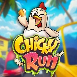 Chicky Run online game logo by PG Soft on aallyspin.com