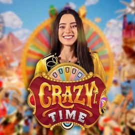 Crazy Time slot icon by Evolution, available at AllySpin Casino
