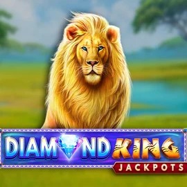 Diamond King Jackpots slot visual from SpinPlay Games available on aallyspin.com