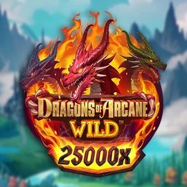 Dragons of Arcane Wild by Foxium, showcased at aallyspin.com – game logo