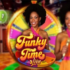Funky Time logo – Live Casino by Evolution at AllySpin Casino