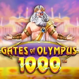 Gates of Olympus 1000 logo – Slots by Pragmatic Play at AllySpin Casino