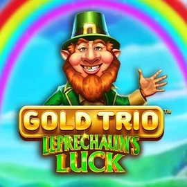 Gold Trio Leprechaun's Luck slot visual from Playtech available on aallyspin.com