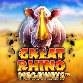 Great Rhino Megaways logo by Pragmatic Play AllySpin Casino