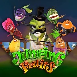 Jumping Fruits game by Wazdan – logo hosted on AllySpin Casino