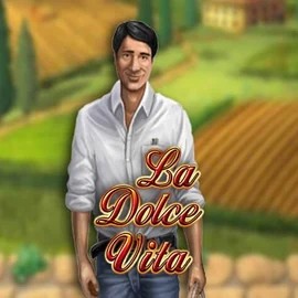 La Dolce Vita logo by Gamomat at AllySpin Casino