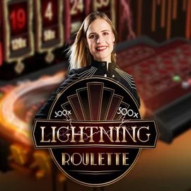 Lightning Roulette game by Evolution – logo hosted on AllySpin Casino