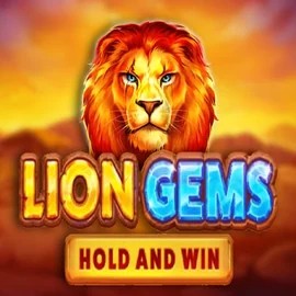 Lion Gems Hold and Win logo by Playson AllySpin Casino