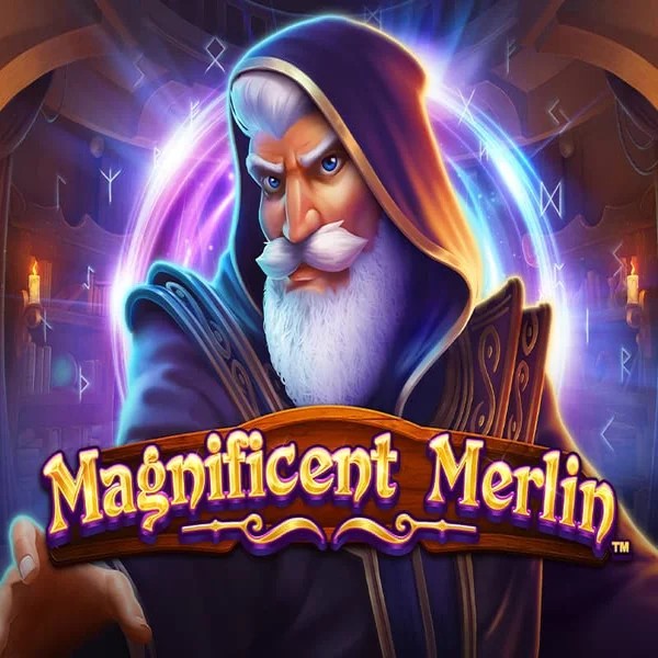 Magnificent Merlin slot icon by Greentube, available at AllySpin Casino