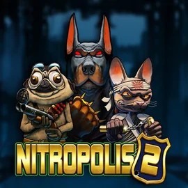 Nitropolis 2 slot logo by ELK Studios at AllySpin Casino