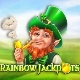 Rainbow Jackpots logo by Red Tiger Gaming AllySpin Casino