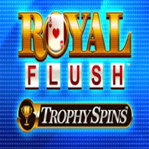 Royal Flush Trophy Spins logo by Greentube at AllySpin Casino