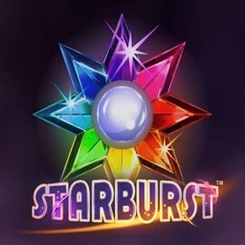 Starburst casino game by NetEnt – featured logo at AllySpin Casino
