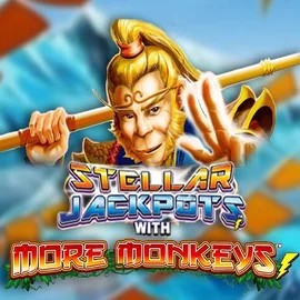 Stellar Jackpots with More Monkeys logo – Jackpots by Lightning Box Game at AllySpin Casino
