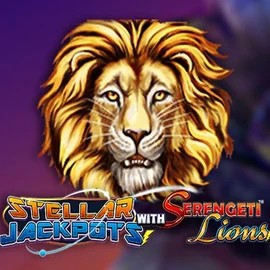 Stellar Jackpots with Serengeti Lions logo by Lightning Box Game AllySpin Casino