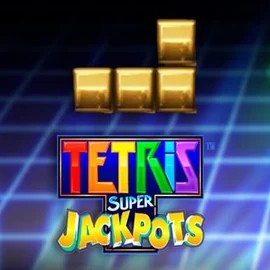 Tetris Super Jackpots online game logo by WMS on aallyspin.com